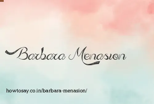Barbara Menasion