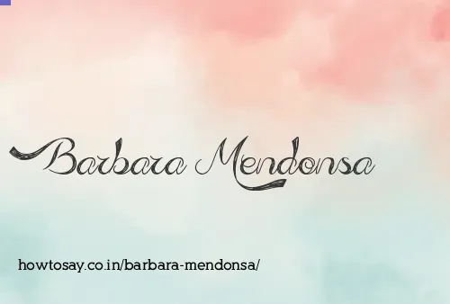 Barbara Mendonsa