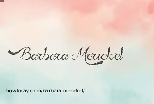 Barbara Merickel