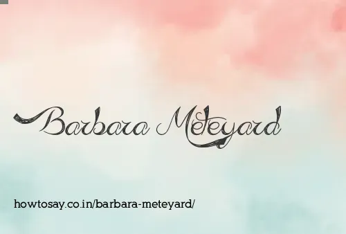 Barbara Meteyard