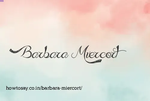 Barbara Miercort