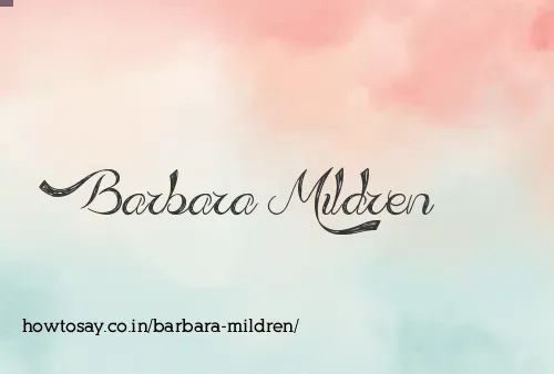 Barbara Mildren