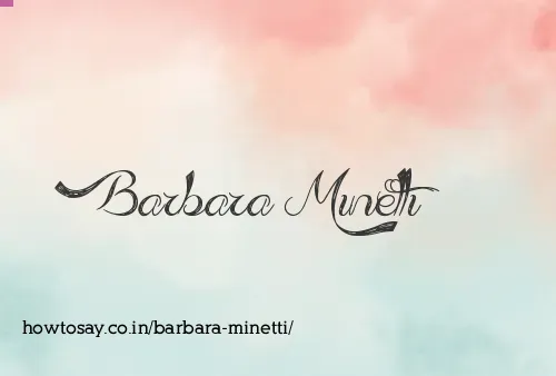 Barbara Minetti