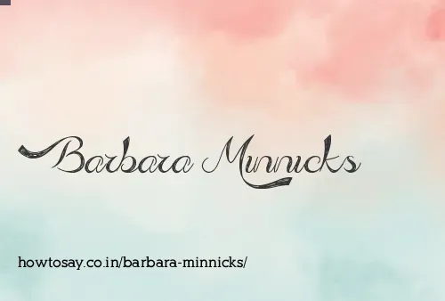 Barbara Minnicks