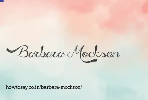 Barbara Mockson