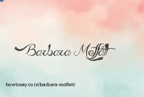 Barbara Moffatt