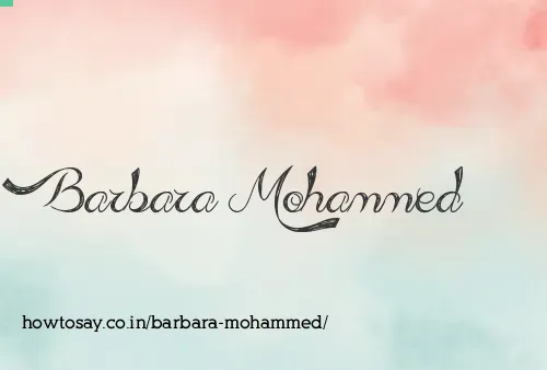 Barbara Mohammed