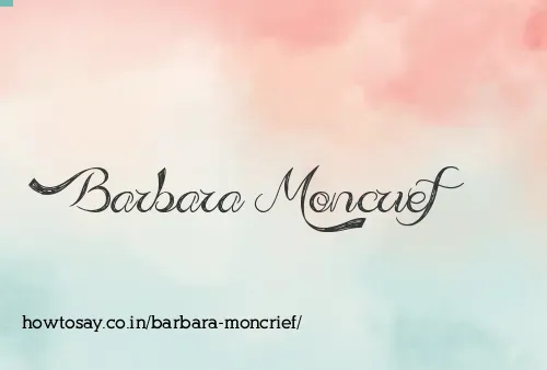 Barbara Moncrief