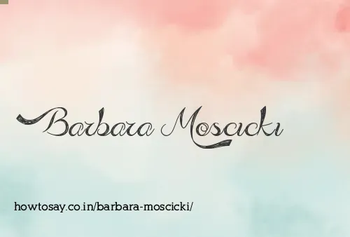 Barbara Moscicki