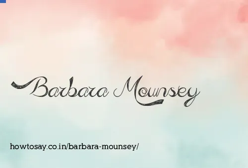 Barbara Mounsey