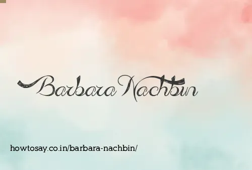 Barbara Nachbin