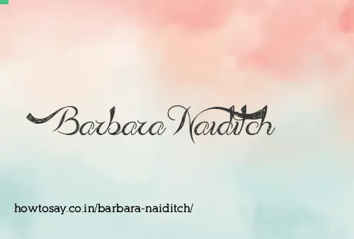 Barbara Naiditch
