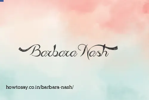 Barbara Nash