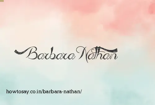 Barbara Nathan