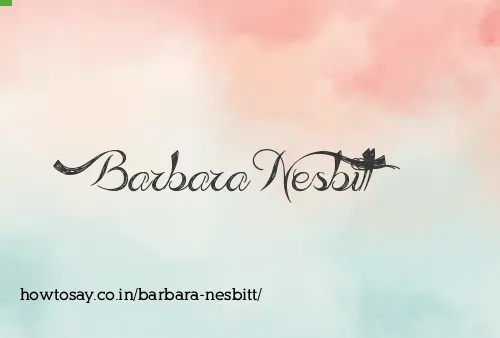 Barbara Nesbitt