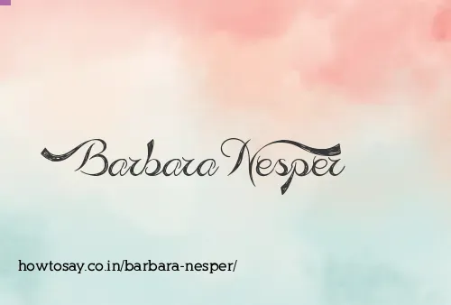 Barbara Nesper