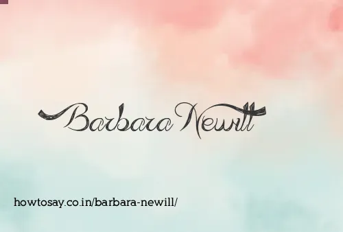 Barbara Newill