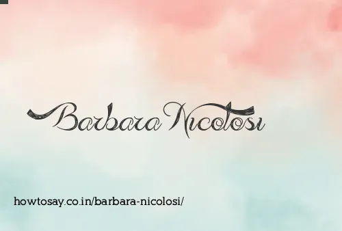 Barbara Nicolosi