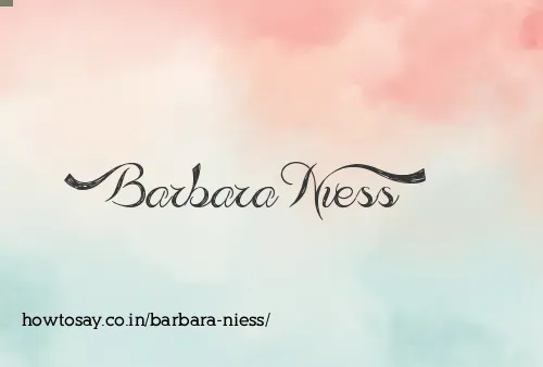 Barbara Niess