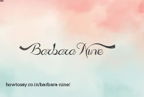 Barbara Nine
