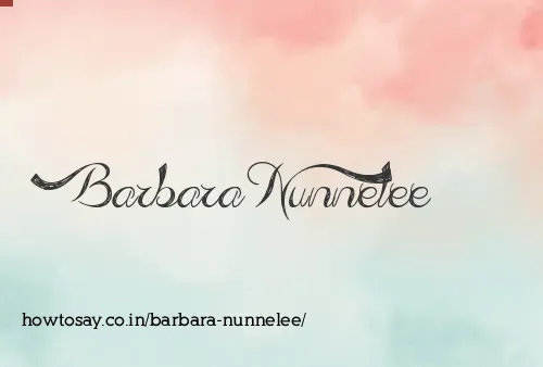 Barbara Nunnelee