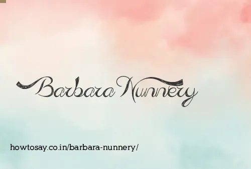 Barbara Nunnery