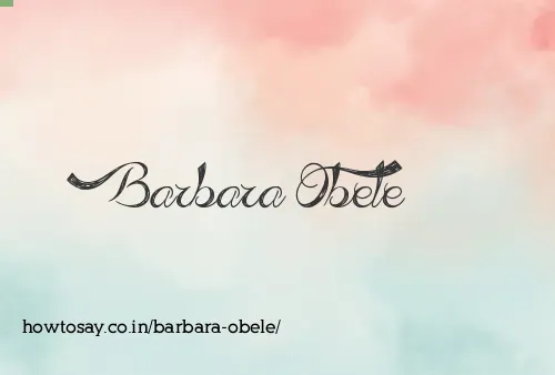 Barbara Obele