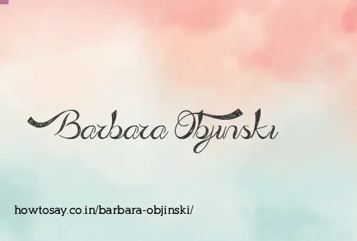 Barbara Objinski
