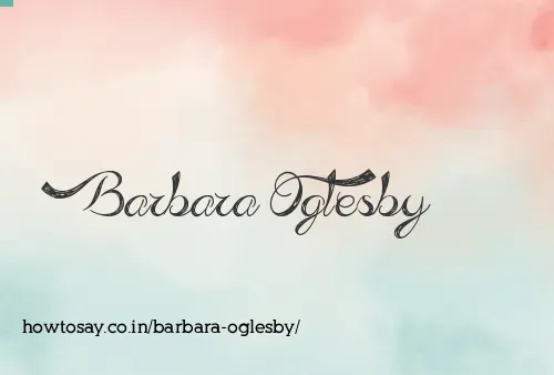Barbara Oglesby