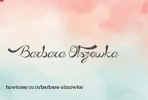 Barbara Olszowka