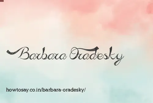 Barbara Oradesky