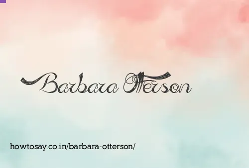 Barbara Otterson