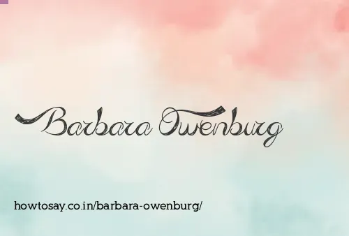 Barbara Owenburg