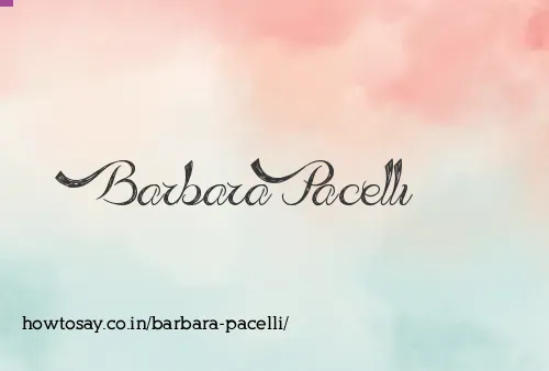 Barbara Pacelli