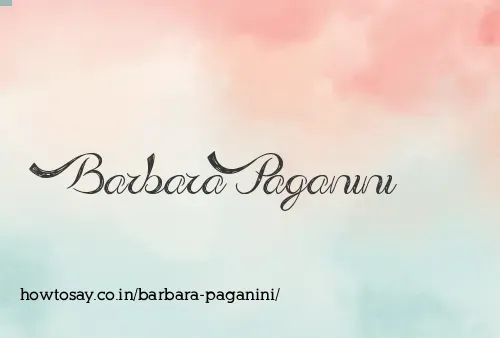 Barbara Paganini