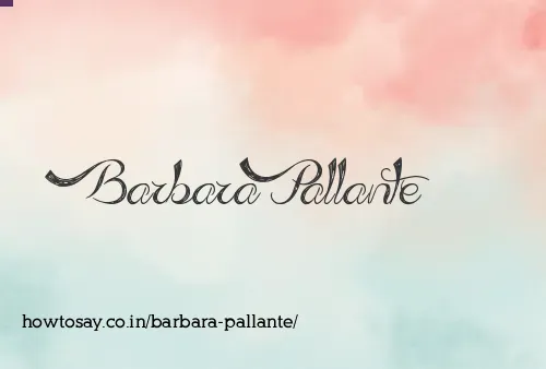 Barbara Pallante
