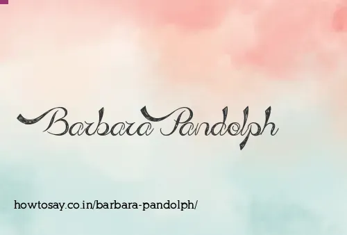 Barbara Pandolph