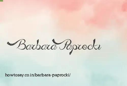 Barbara Paprocki