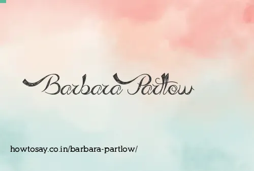 Barbara Partlow
