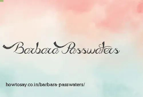 Barbara Passwaters