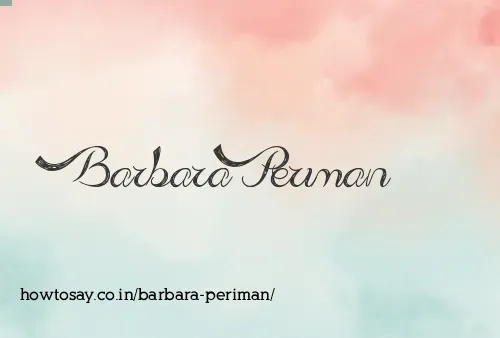 Barbara Periman