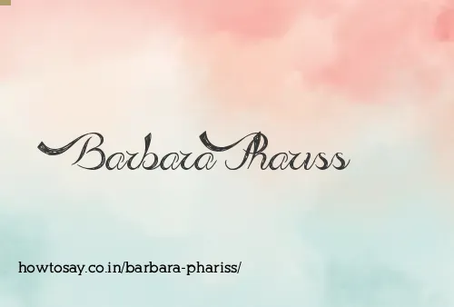 Barbara Phariss