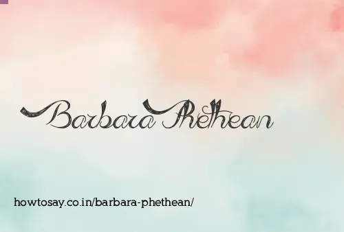 Barbara Phethean