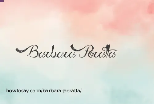 Barbara Poratta