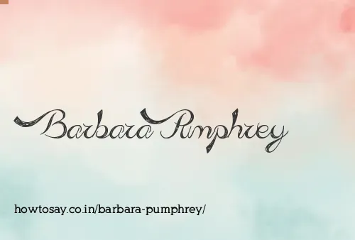 Barbara Pumphrey