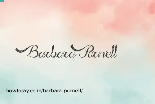 Barbara Purnell