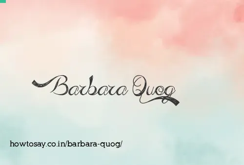 Barbara Quog