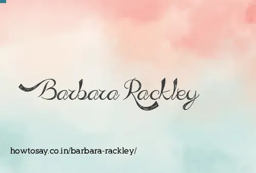 Barbara Rackley