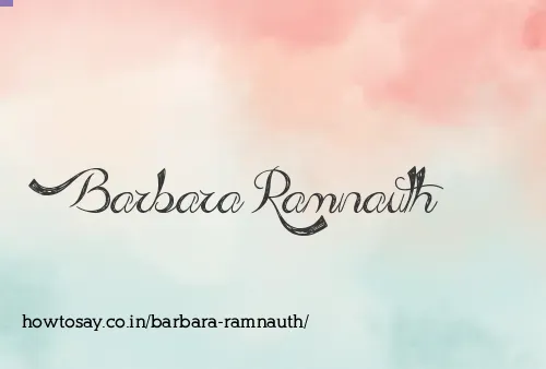Barbara Ramnauth