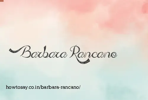 Barbara Rancano